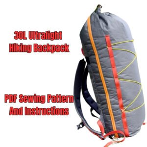 30L Ultralight Alpine Zip Backpack Pattern