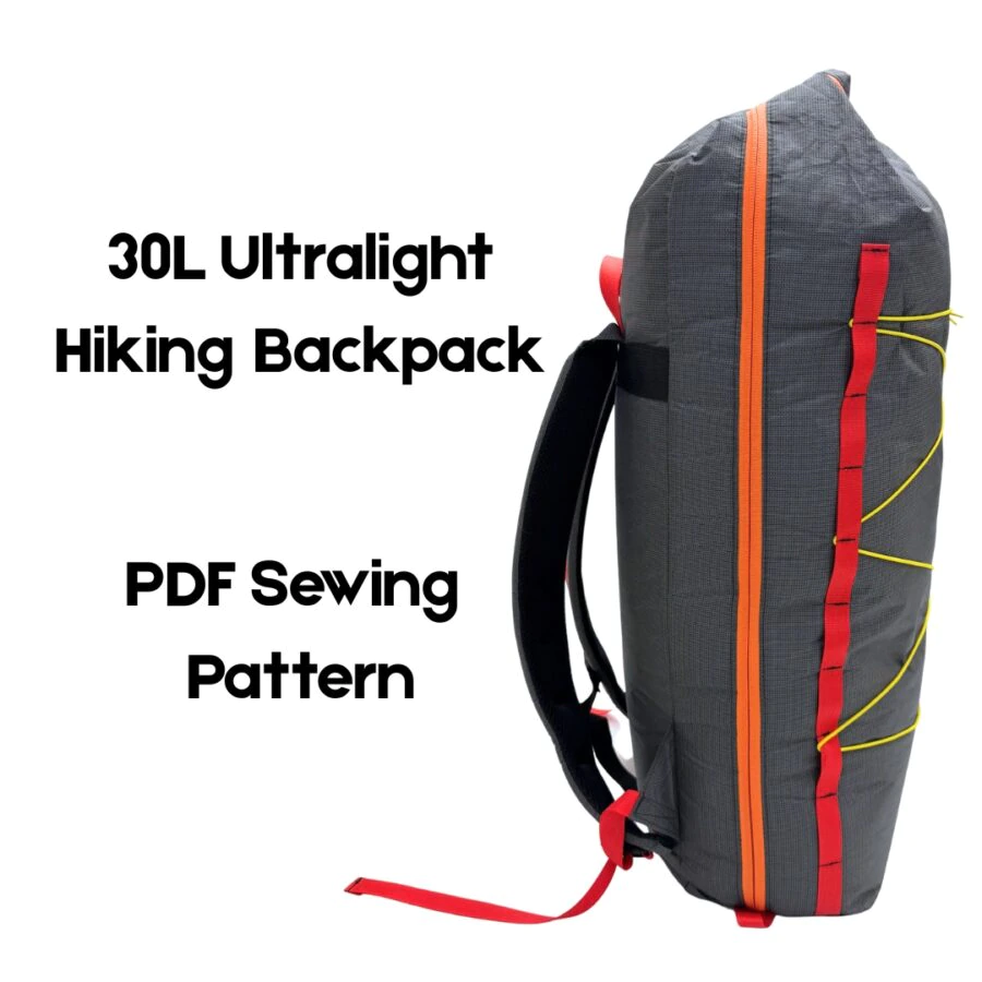 30L Ultralight Alpine Zip Backpack Pattern and Tutorial Video